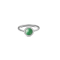 Audrey Ring Jade Silver