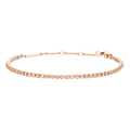 Federica Scagnetti x DW Peach Tennis Bracelet Rose Gold