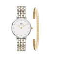 Petite Lumine 5-link two-tone + Classic Bracelet