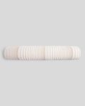 Hand Stitched Bolster Pillow Cover (Cream and Tobacco)