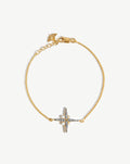 Harris Reed Pearl North Star Bracelet | 18ct Gold Vermeil/Pearl