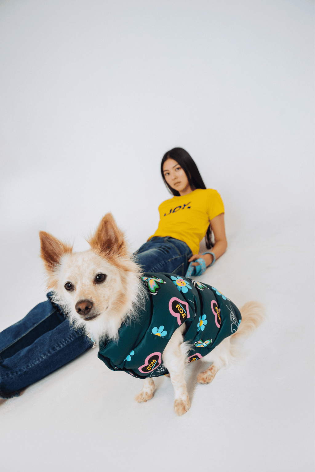 Hattie Stewart x Marc Jacobs x maxbone Green Puffer Vest