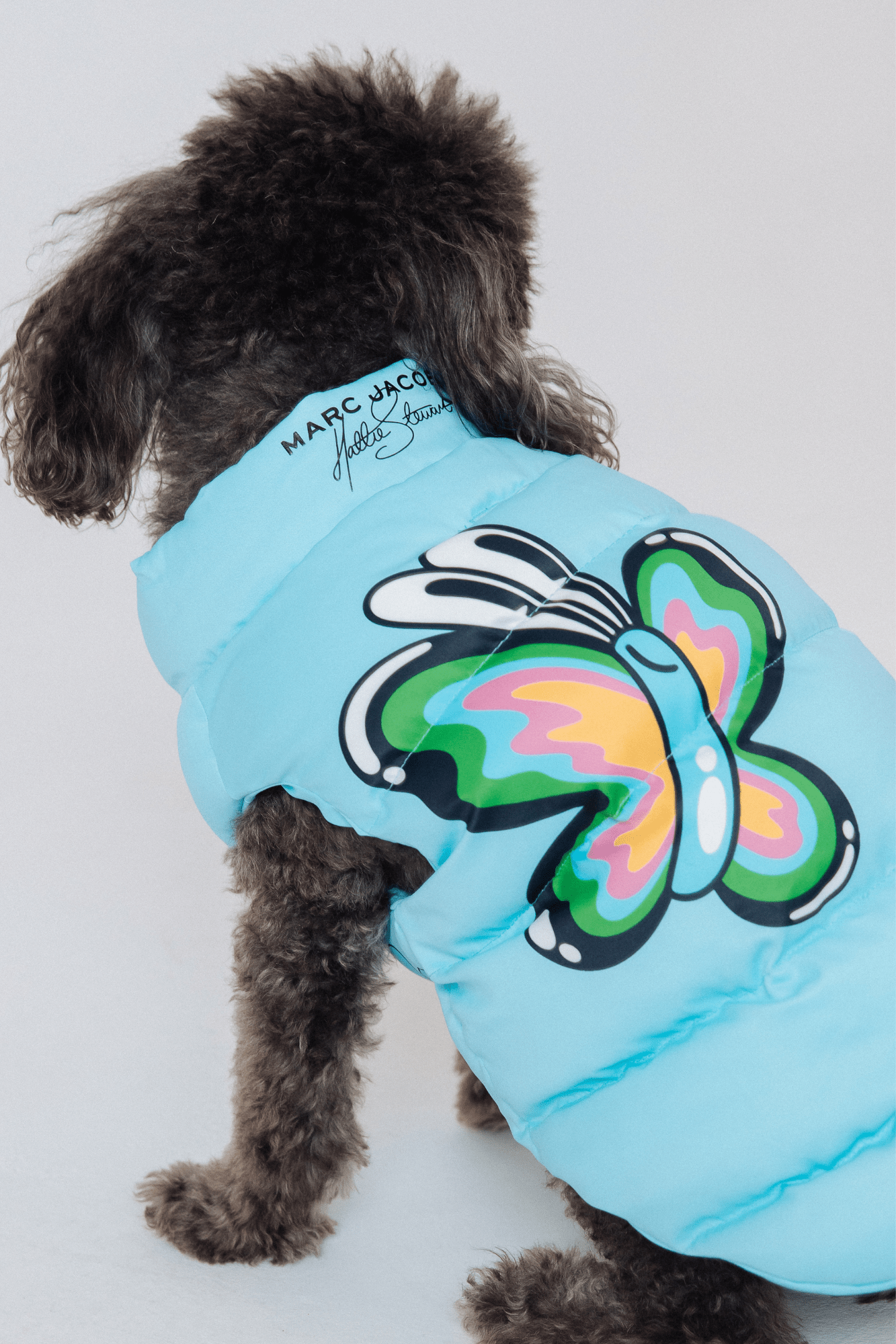 Hattie Stewart x Marc Jacobs x maxbone Light Blue Puffer Vest