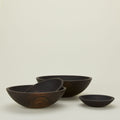 Turned Wood Bowl - Ebonized Oak