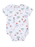 Short Sleeve Bodysuit, Home Run Baseball