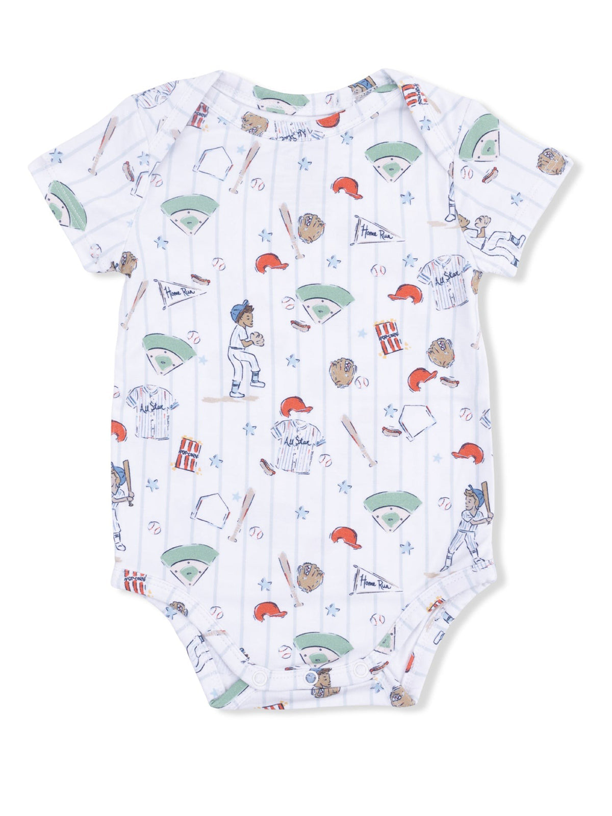 Short Sleeve Bodysuit, Home Run Baseball