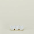 Ceramic Half Dozen Egg Holder - White
