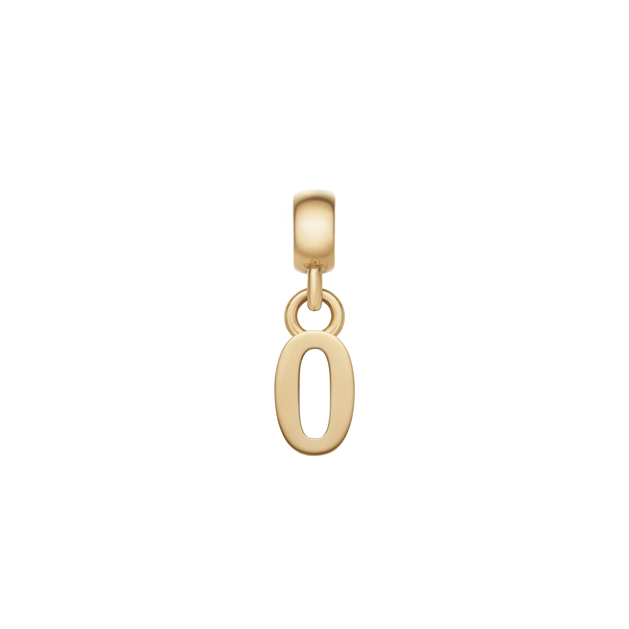 Number Charm Gold