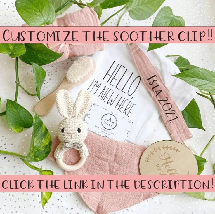 Girl Baby ShowerGift Box - Pink Bunny