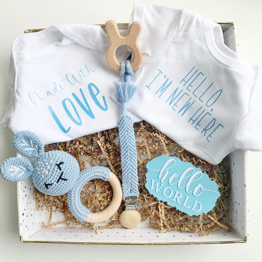 Newborn Baby Gift Box Set - Blue Bunny