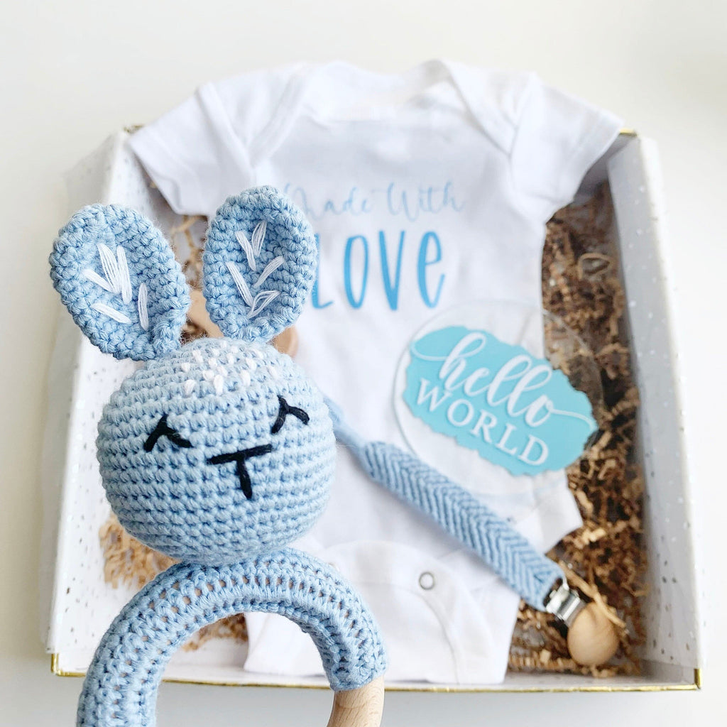 Newborn Baby Gift Box Set - Blue Bunny