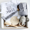 Gender Neutral Baby Shower Gift Box - Grey Elephant