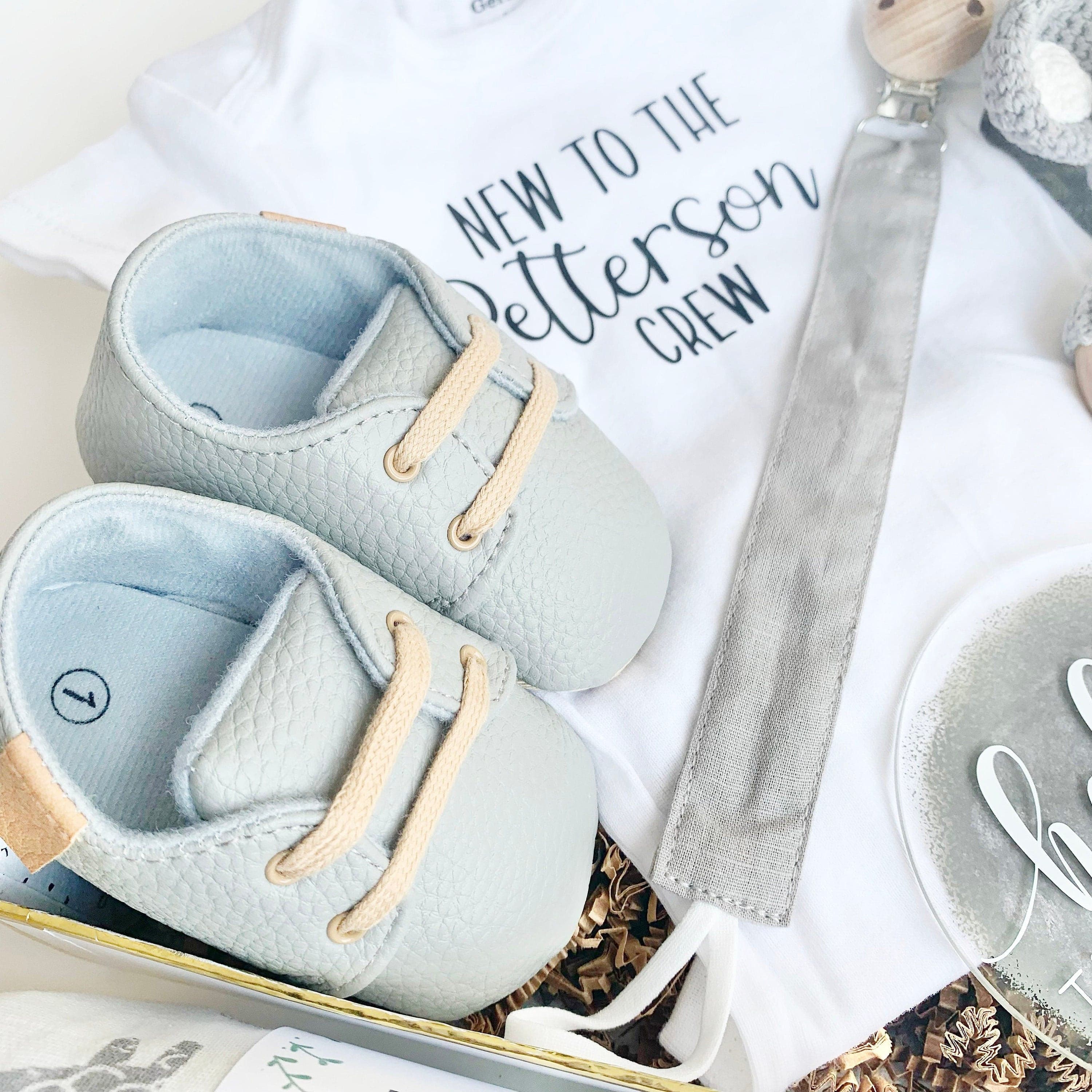 Elephant Baby Gift - Gender Neutral Grey