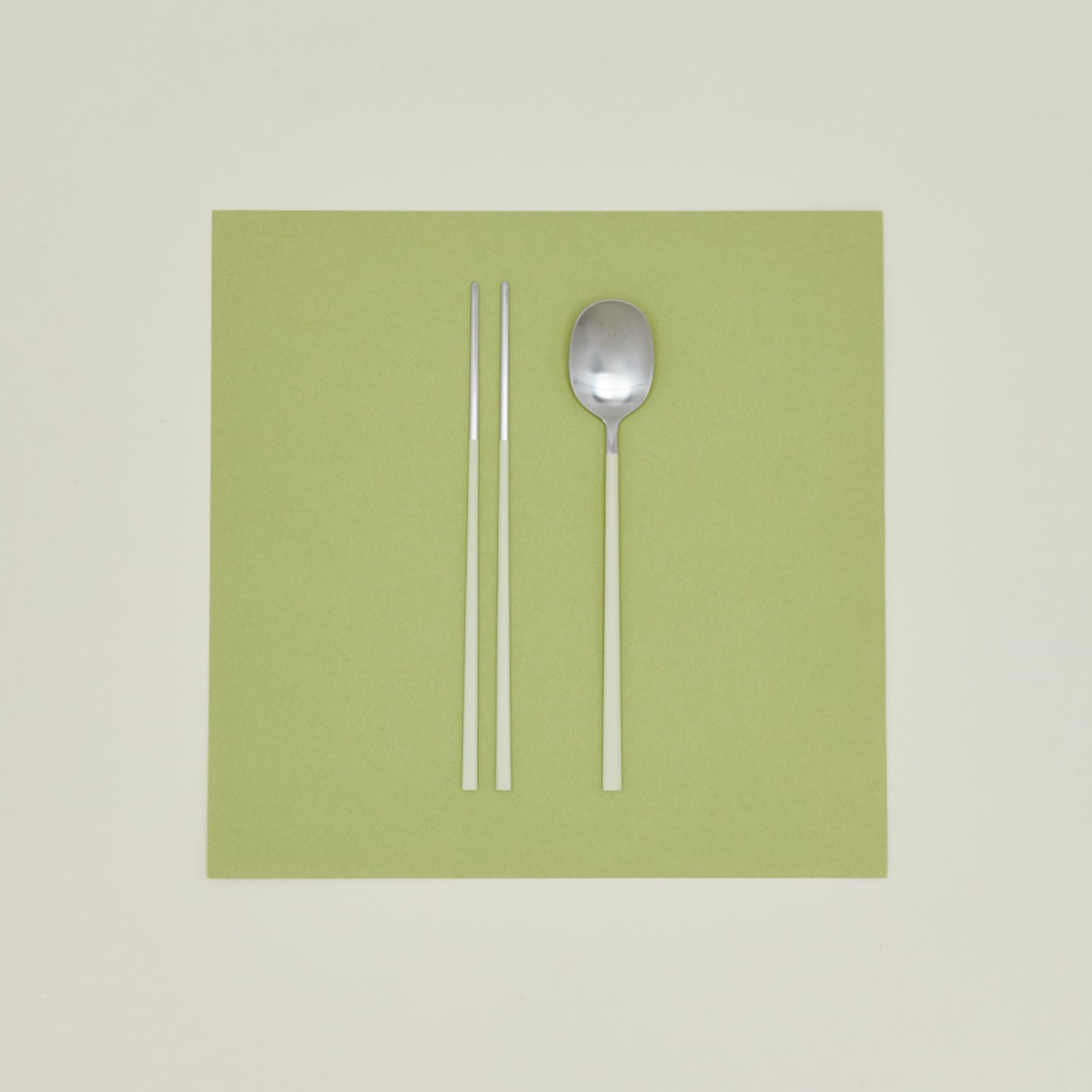 Spoon + Chopsticks Set - Mint Green