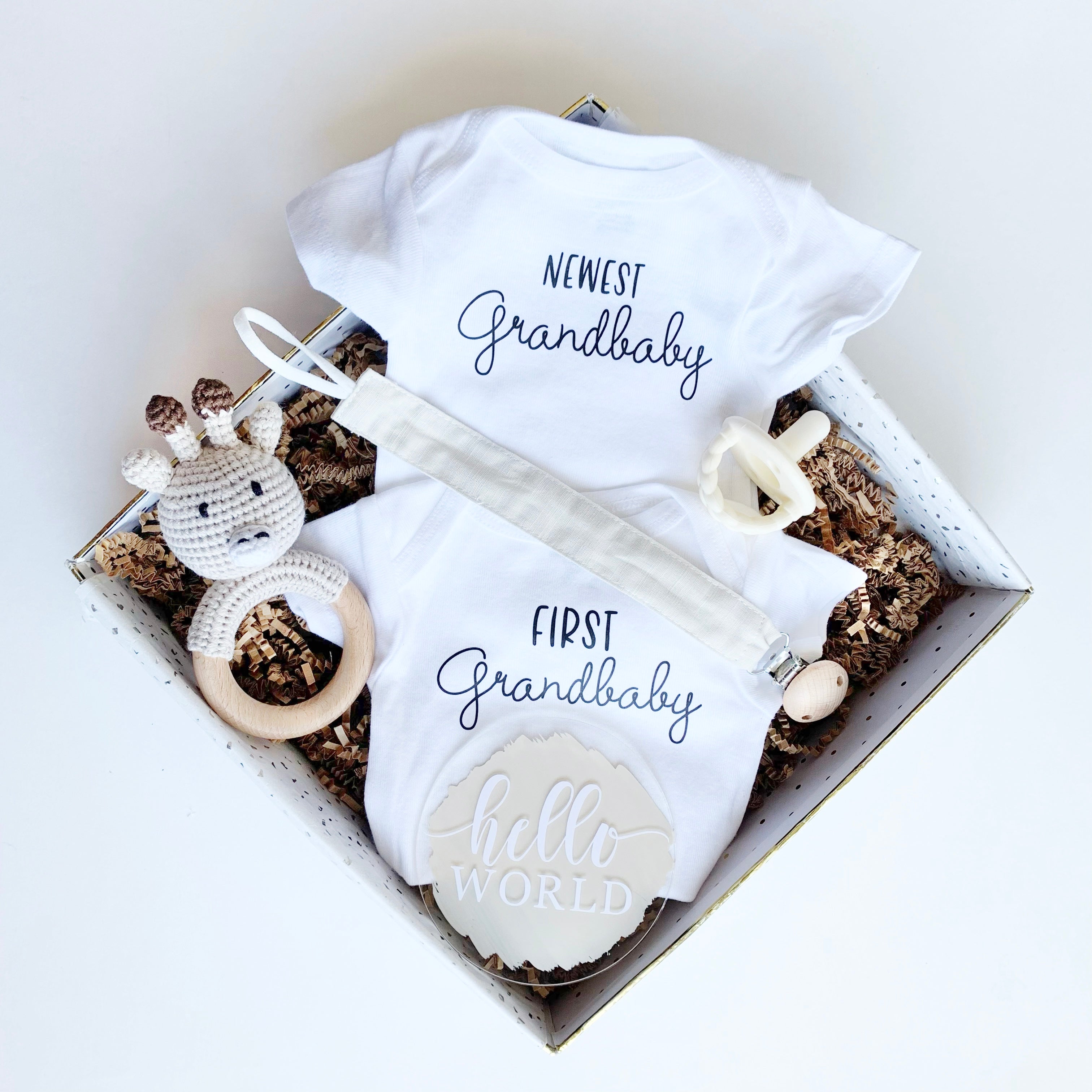 New Mom To Be Gift Box Promoted To Grandma!
