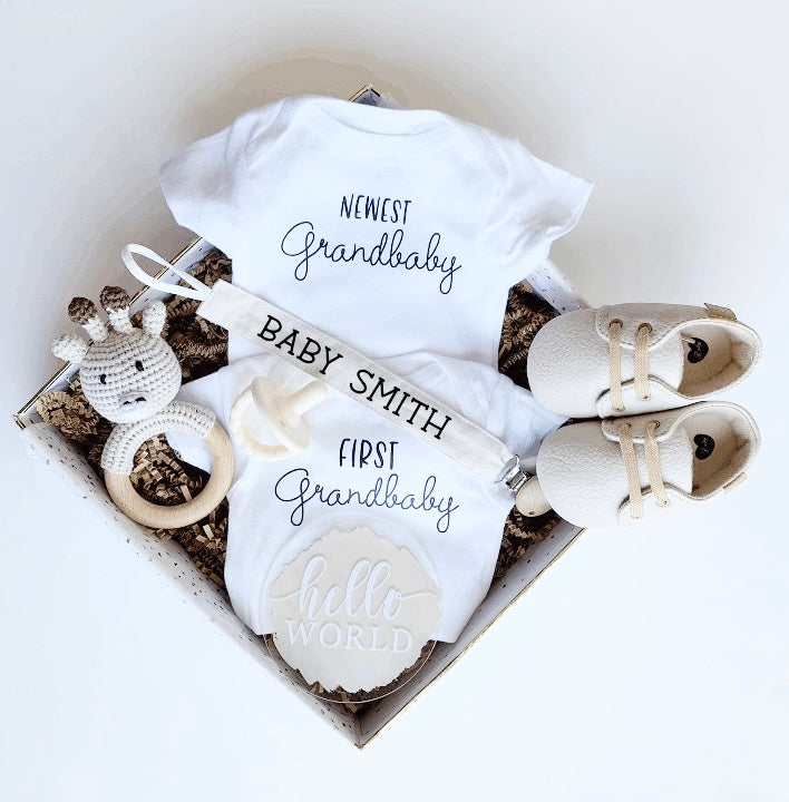 New Mom To Be Gift Box Promoted To Grandma!