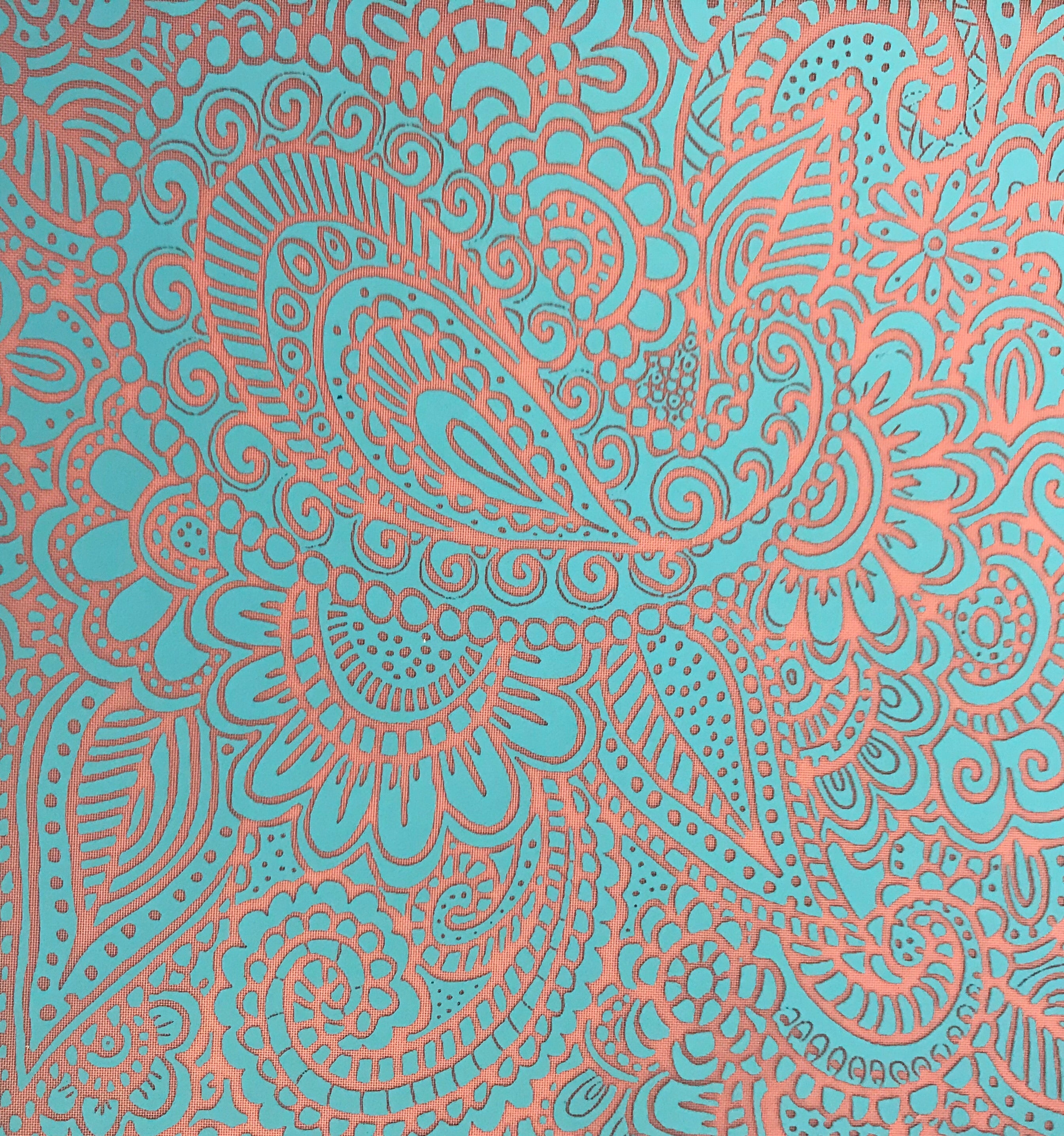 Paisley Garden Party Silkscreen SLAB Stencil
