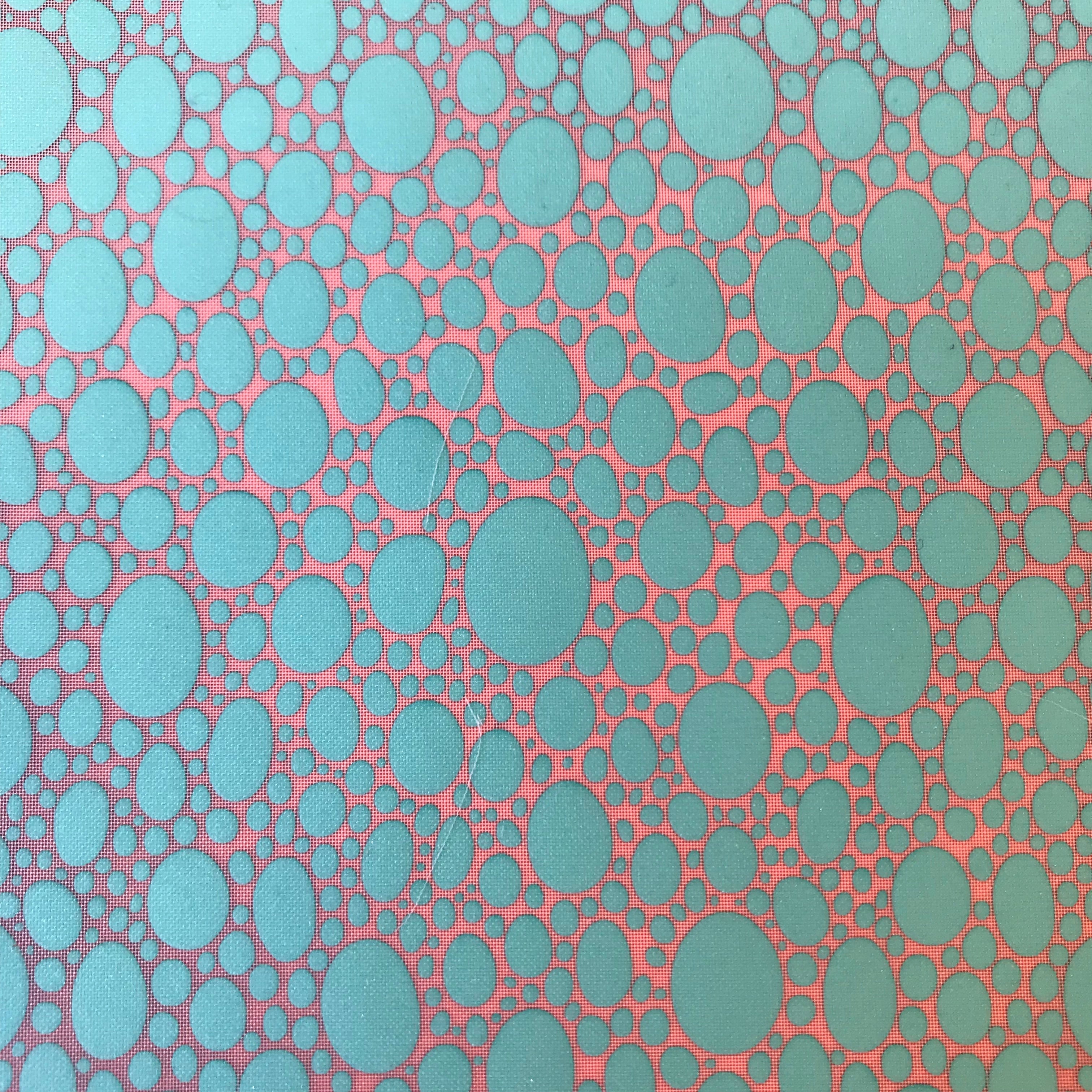 Bubbles Eggs Ovals Pattern Silkscreen Stencil for Polymer Clay, Art Jewelry, Mixed Media