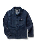 The Fremont Jacket in Rinsed Indigo Dobby Denim