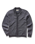 The Nichols Polo in Navy Birdseye Merino