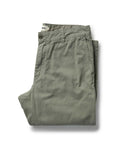 The Straight Foundation Pant in Organic Smoked Olive