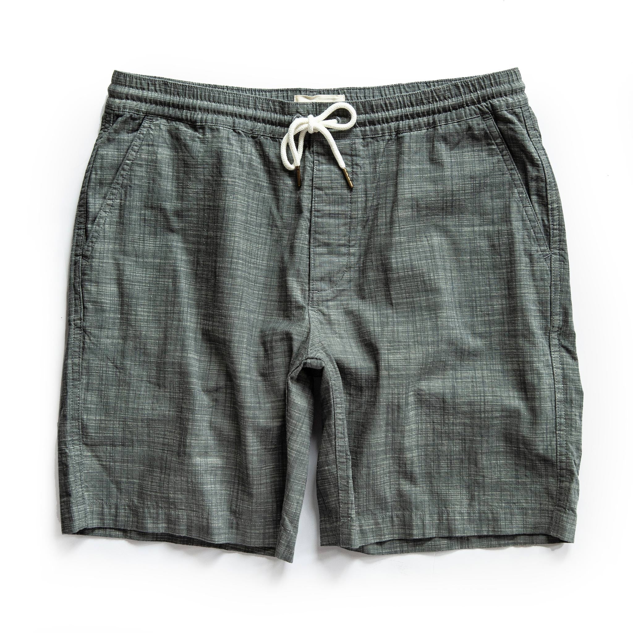 The Apres Short in Olive Pin Dot