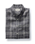The Jack in Navy Plaid Linen