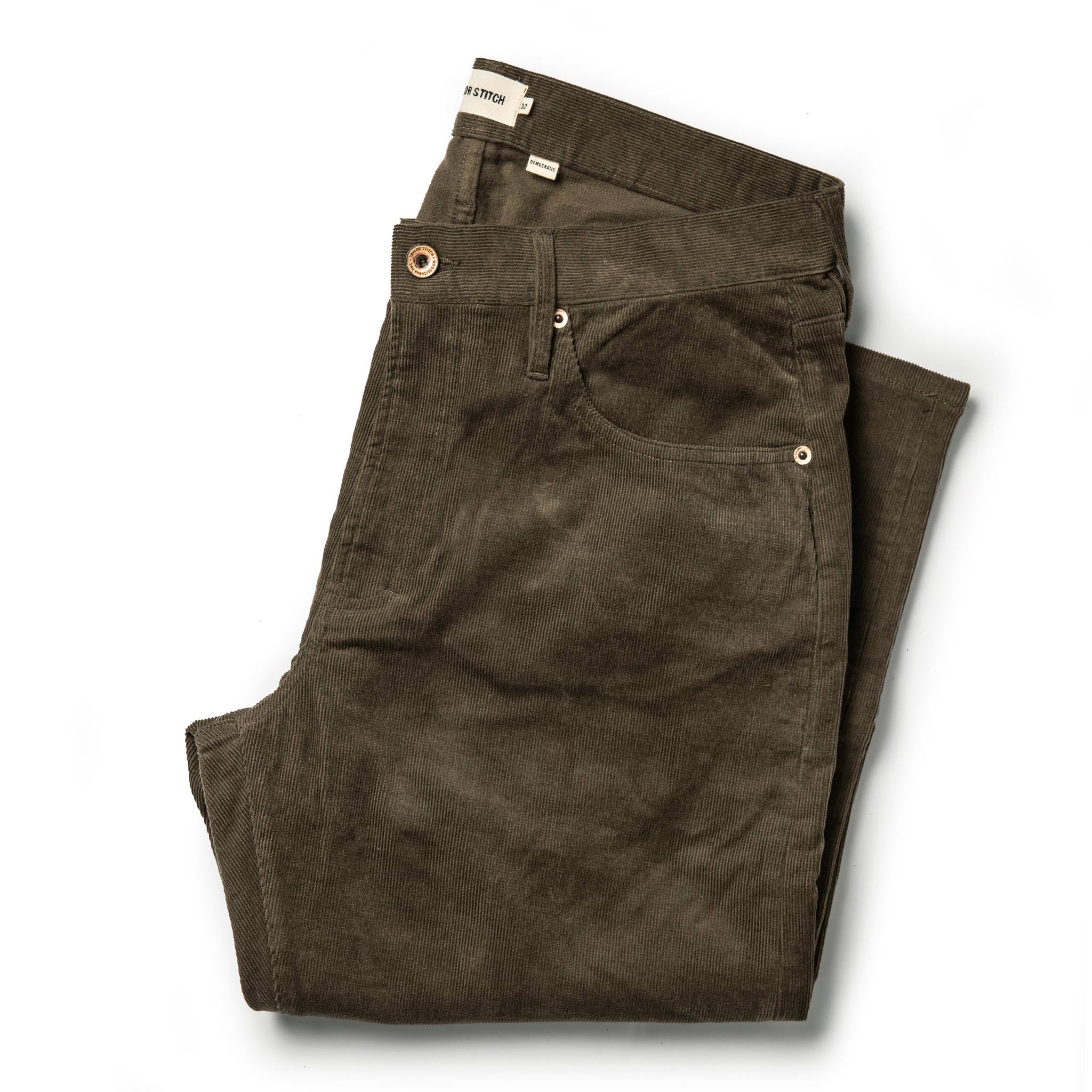 The Slim All Day Pant in Espresso Cord