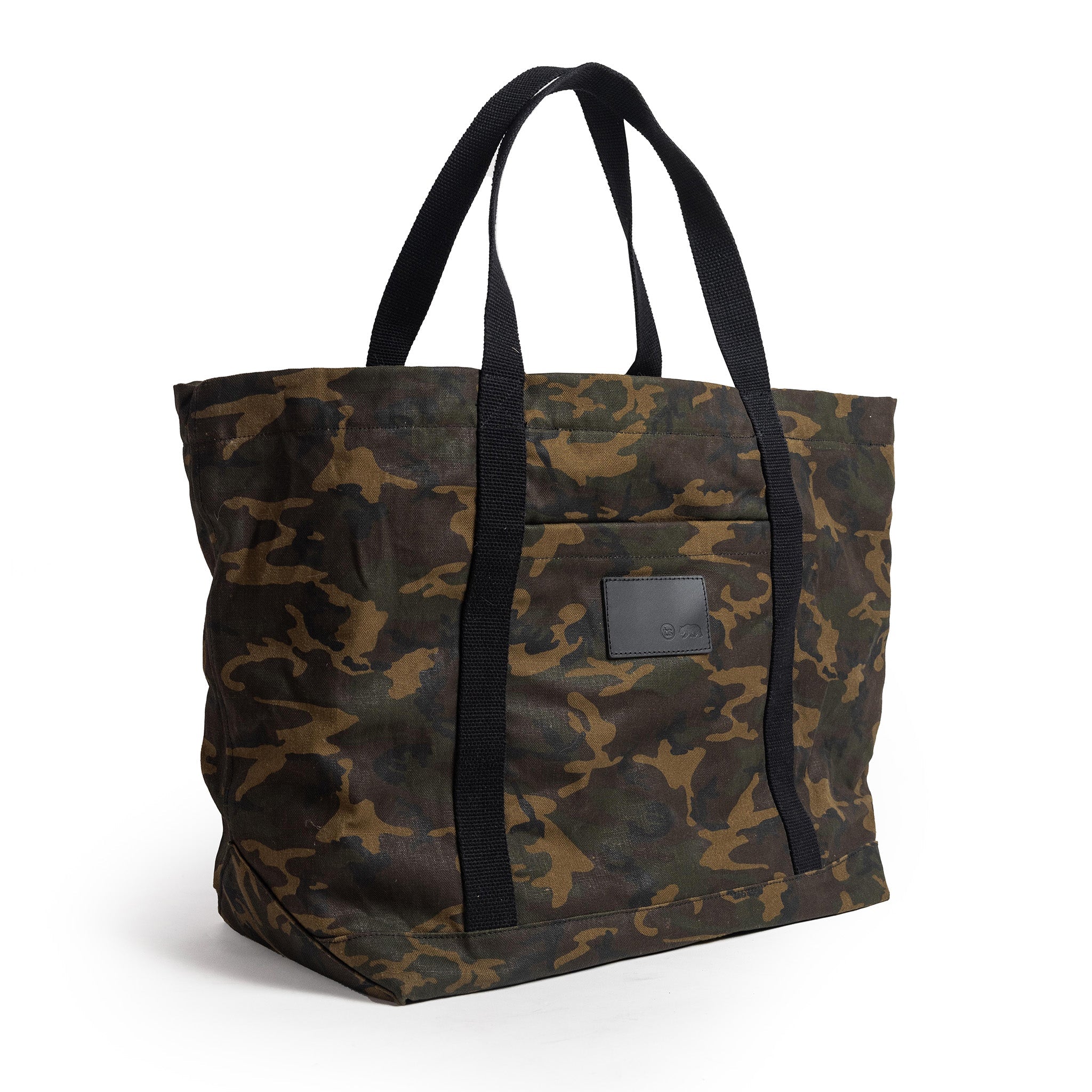 The Market Tote in Camo Boss Duck