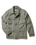 The Surplus Jacket in Field Olive Reverse Sateen