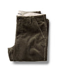 The Carnegie Pant in Fatigue Olive Corduroy