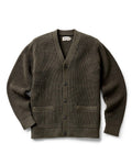 The Mariner Cardigan in Heather Loden Slub