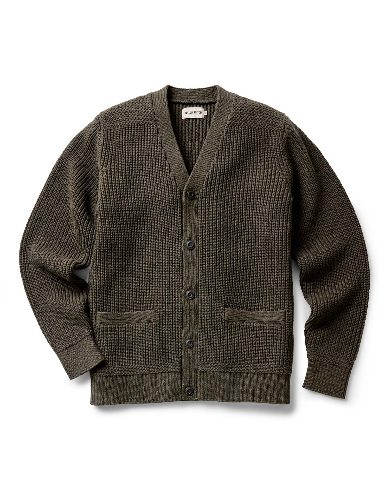 The Mariner Cardigan in Heather Loden Slub