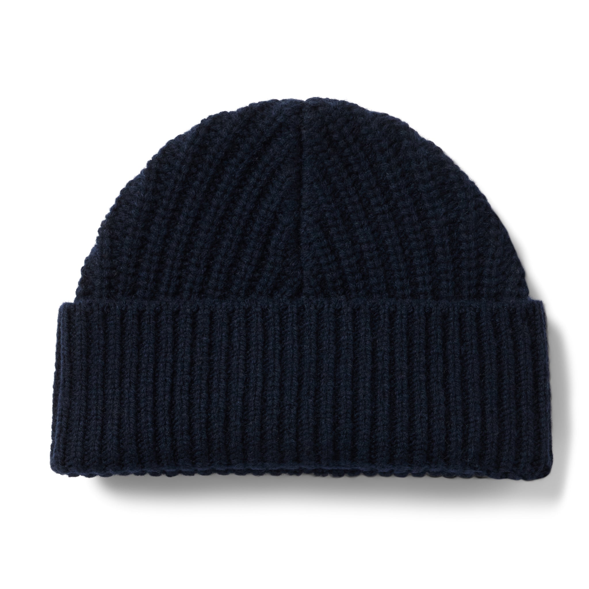 The Fisherman Beanie in Dark Navy