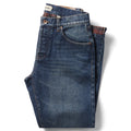 The Slim Brushed Back Jean in Sawyer Wash Organic Selvage