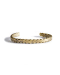 The Twisted Cuff in Brass