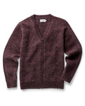 The Eastmoor Cardigan in Heather Port Wool