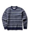 The Eastmoor Sweater in Navy Fair Isle Wool