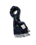 The Fireside Scarf in Highland Navy Plaid