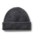 The Fisherman Beanie in Heather Coal