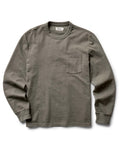 The Long Sleeve Shop Tee in Army Twist