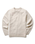 The Eastmoor Sweater in Heather Ivory Wool