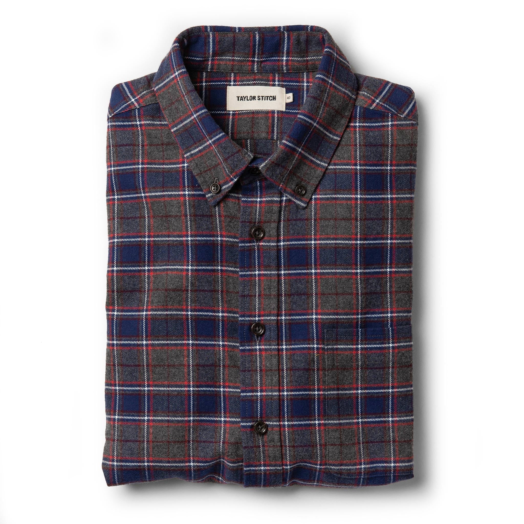 The Jack in Brushed Grey Plaid