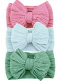 3-Pack Cable Bows, Ivy/Skylight/Rosebloom