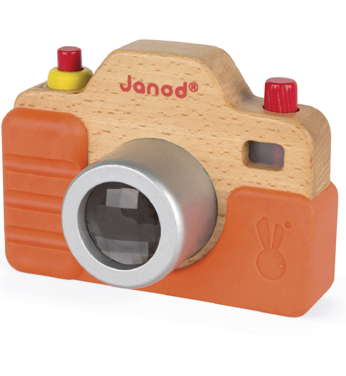 Wooden Camera with Sounds - Orange