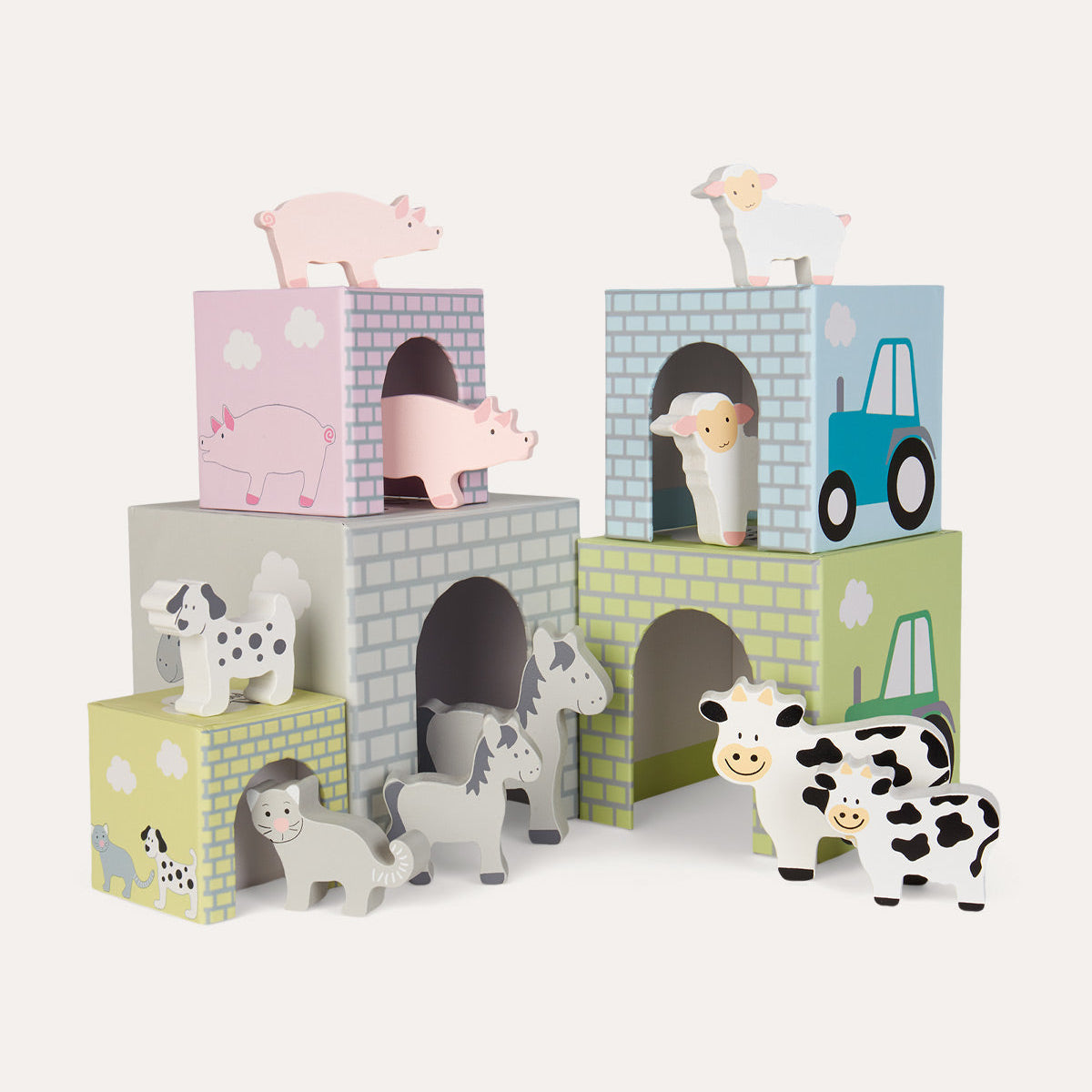 Jabadabado Stacking Animal Cubes
