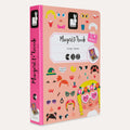 Janod Magnetibook Educational Toy - Girl's Crazy Faces