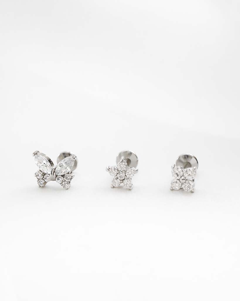 The Jardin Flat Back Stud Capsule