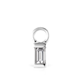 Diamond Baguette Charm