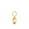 Faceted Gold Pear Charm
